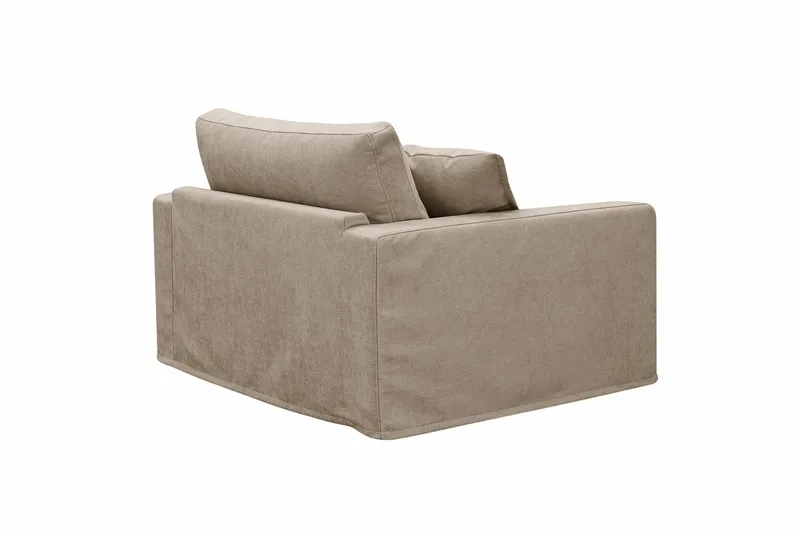 Valencia ekstra dyp lenestol med avtakbart og vaskbart trekk - Brun - Møbler - Stoler - Lenestoler