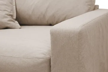 Valencia ekstra dyp lenestol med avtakbart og vaskbart trekk - Lysebrun - Møbler - Stoler - Lenestoler