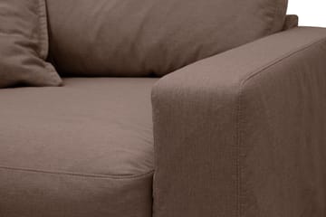 Valencia ekstra dyp lenestol med avtakbart og vaskbart trekk - Mørkebrun - Møbler - Stoler - Lenestoler