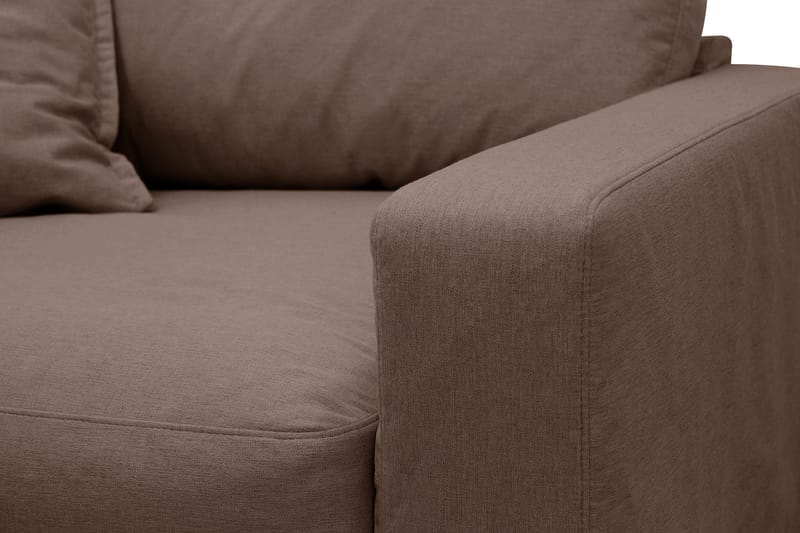 Valencia ekstra dyp lenestol med avtakbart og vaskbart trekk - Mørkebrun - Møbler - Stoler - Lenestoler