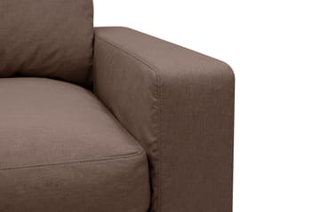 Valencia ekstra dyp lenestol med avtakbart og vaskbart trekk - Mørkebrun - Møbler - Stoler - Lenestoler