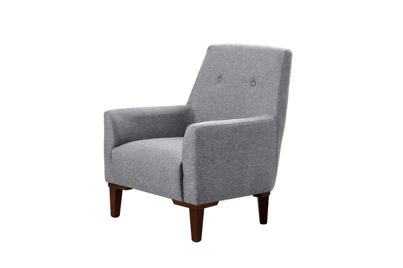 Valsot Lenestol, Grå/Valnøtt