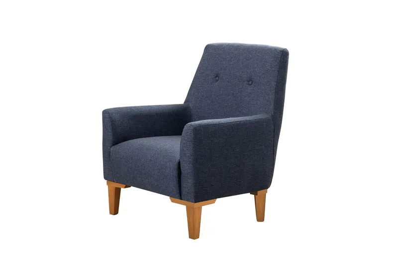 Valsot Lenestol, Mørk blå/Brun