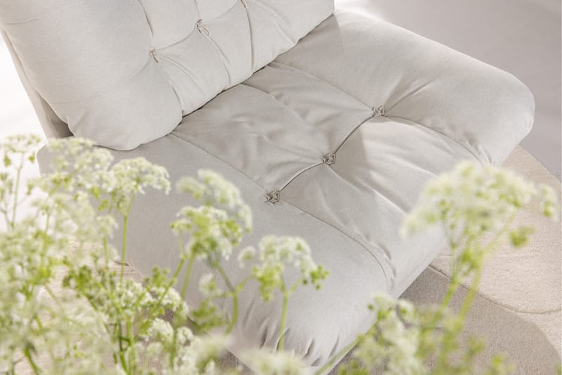 Vanlig lenestol med armlener Venture Home Florens lenestol Offwhite - Møbler - Stoler - Lenestoler