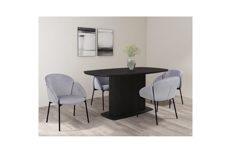 Westfox Karmstol - Grå - Møbler - Stoler - Spisestuestoler & kjøkkenstoler