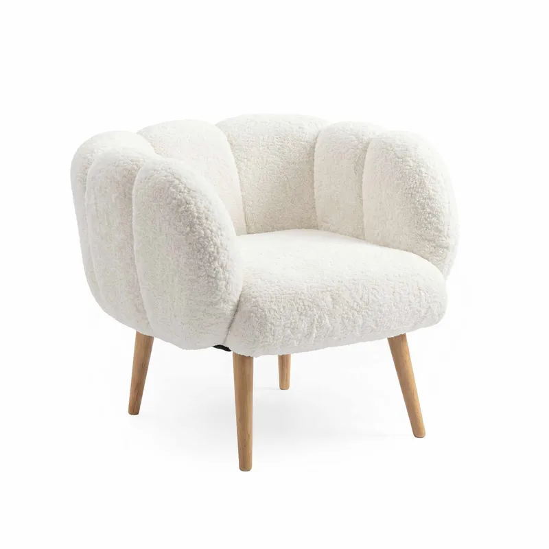 Wing Chair & Side Table Set (2 Pieces) Atelier Del Sofa