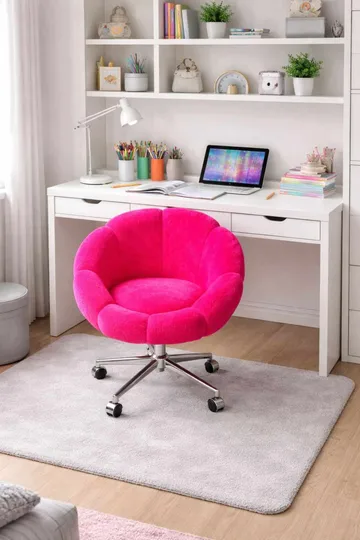 Wing Chair Atelier Del Sofa Fuksia - Møbler - Stoler - Kontorstol & skrivebordsstol