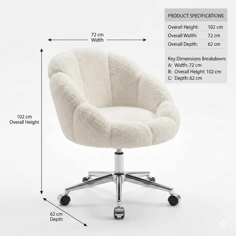 Wing Chair Atelier Del Sofa Hvit - Møbler - Stoler - Kontorstol & skrivebordsstol