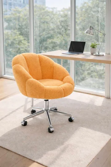 Wing Chair Atelier Del Sofa Oransje - Møbler - Stoler - Kontorstol & skrivebordsstol