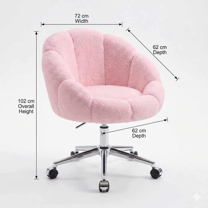 Wing Chair Atelier Del Sofa Rosa - Møbler - Stoler - Kontorstol & skrivebordsstol