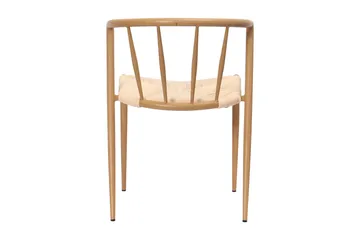 Winston Spisestol - Beige / Metallben eik - Møbler - Stoler - Spisestuestoler & kjøkkenstoler