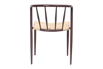 Winston Spisestol - Beige / Metallben Røkt eik - Møbler - Stoler - Spisestuestoler & kjøkkenstoler