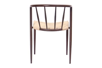 Winston Spisestol - Beige / Metallben Røkt eik - Møbler - Stoler - Spisestuestoler & kjøkkenstoler