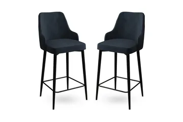 Ydra Bargruppe 45 cm - Antrasitt/Sort - Møbler - Stoler - Barstol