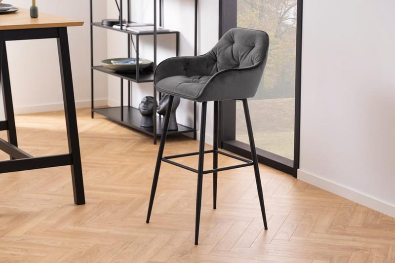 Zabinka Barkrakk 104 cm - Grå - Møbler - Stoler - Barstol