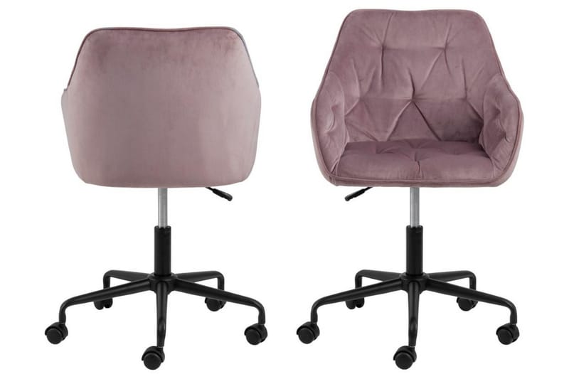 Zabinka Kontorstol - Rosa - Møbler - Stoler - Kontorstol & skrivebordsstol