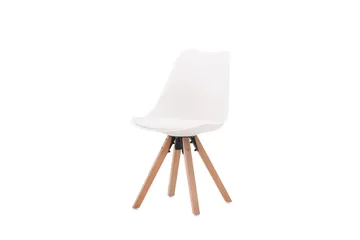 Zeno spisestol 2-pakning Venture Home White - Møbler - Stoler - Spisestuestoler & kjøkkenstoler