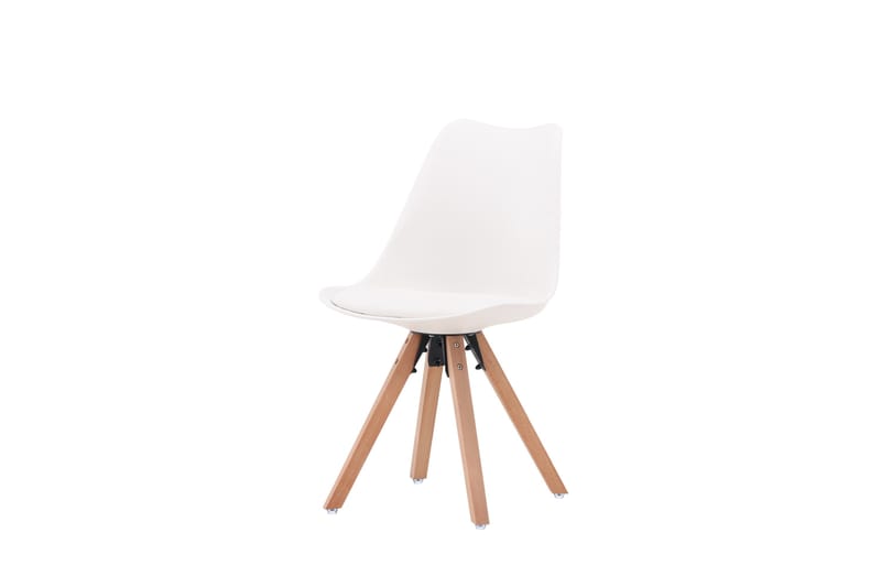 Zeno spisestol 2-pakning Venture Home White - Møbler - Stoler - Spisestuestoler & kjøkkenstoler