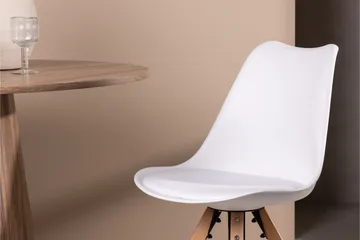 Zeno spisestol 2-pakning Venture Home White - Møbler - Stoler - Spisestuestoler & kjøkkenstoler