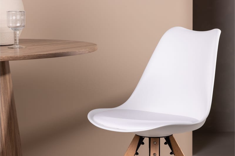 Zeno spisestol 2-pakning Venture Home White - Møbler - Stoler - Spisestuestoler & kjøkkenstoler