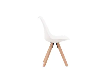 Zeno spisestol 2-pakning Venture Home White - Møbler - Stoler - Spisestuestoler & kjøkkenstoler