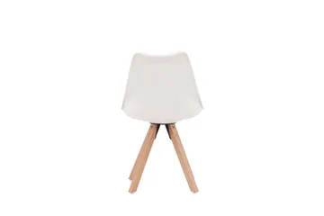 Zeno spisestol 2-pakning Venture Home White - Møbler - Stoler - Spisestuestoler & kjøkkenstoler