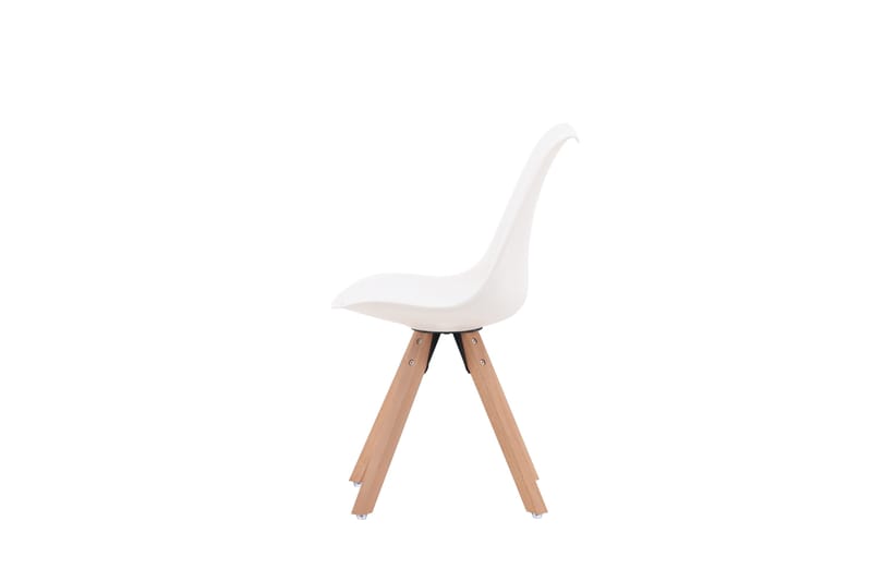 Zeno spisestol 2-pakning Venture Home White - Møbler - Stoler - Spisestuestoler & kjøkkenstoler
