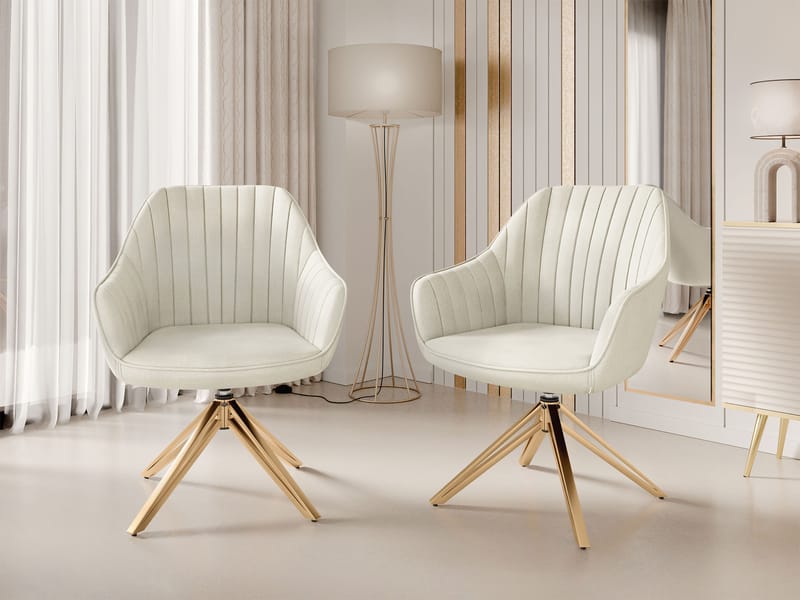 Zerlin Kontorstol - Beige - Møbler - Stoler - Kontorstol & skrivebordsstol