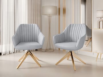 Zerlin Kontorstol - Grå - Møbler - Stoler - Kontorstol & skrivebordsstol