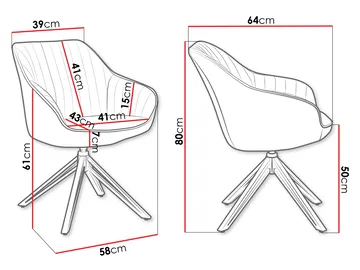 Zerlin Kontorstol - Grå - Møbler - Stoler - Kontorstol & skrivebordsstol