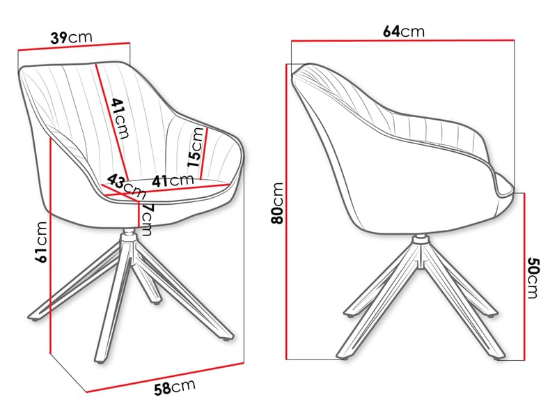 Zerlin Kontorstol - Grå - Møbler - Stoler - Kontorstol & skrivebordsstol