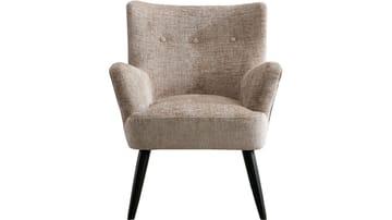 Zevani lenestol i bouclé - Biscuit Cream - Møbler - Stoler - Lenestoler