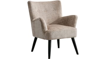 Zevani lenestol i bouclé - Biscuit Cream - Møbler - Stoler - Lenestoler