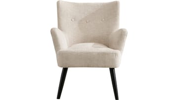 Zevani lenestol i bouclé - Krem - Møbler - Stoler - Lenestoler