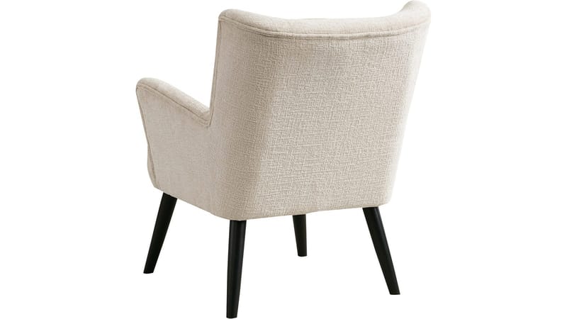 Zevani lenestol i bouclé - Krem - Møbler - Stoler - Lenestoler