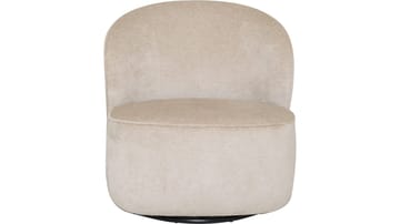 Zorevi lenestol med svingfunksjon i stoff - Beige - Møbler - Stoler - Lenestoler