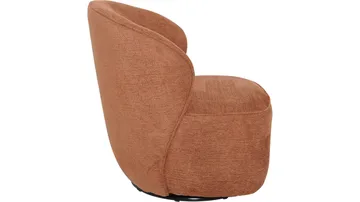 Zorevi lenestol med svingfunksjon i stoff - Rustrød - Møbler - Stoler - Lenestoler