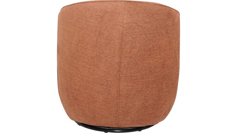 Zorevi lenestol med svingfunksjon i stoff - Rustrød - Møbler - Stoler - Lenestoler