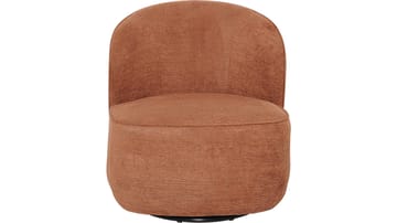 Zorevi lenestol med svingfunksjon i stoff - Rustrød - Møbler - Stoler - Lenestoler