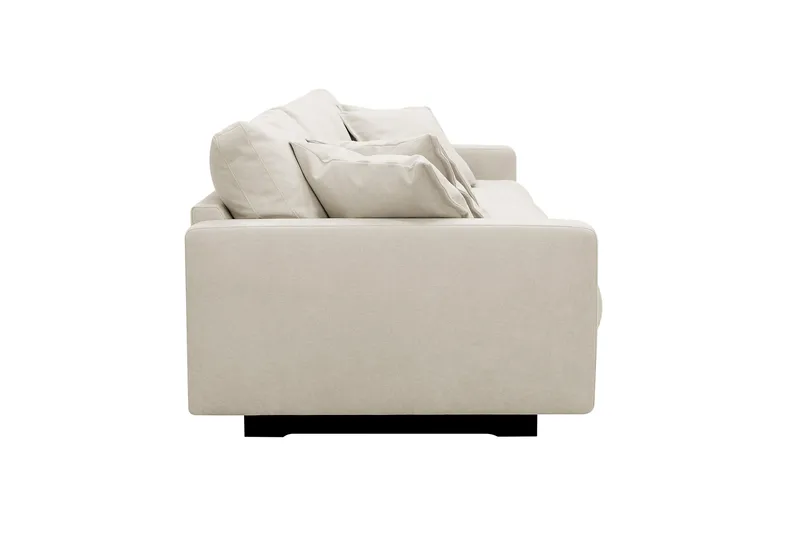 Valencia ekstra dyp 5-seters sofa i chenille - Beige - Møbler - Sofaer