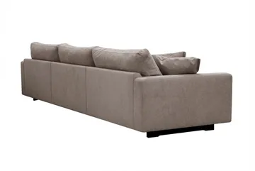 Valencia Ekstra dyp 5-seters sofa i chenille - Brun - Møbler - Sofaer