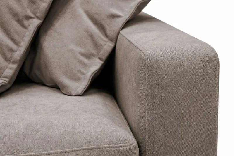 Valencia Ekstra dyp 5-seters sofa i chenille - Brun - Møbler - Sofaer