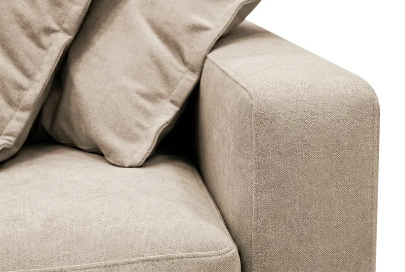 Valencia ekstra dyp 5-seters sofa i chenille - Brun - Møbler - Sofaer