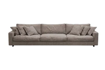 Valencia Ekstra dyp 5-seters sofa i chenille - Brun - Møbler - Sofaer