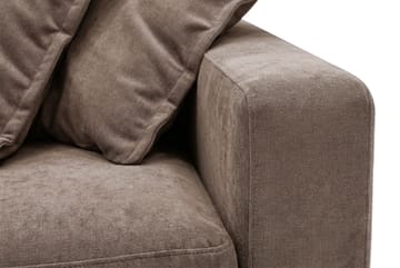 Valencia ekstra dyp 5-seters sofa i chenille - Mørkbrun - Møbler - Sofaer