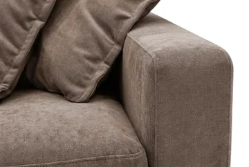 Valencia Ekstra dyp 5-seters sofa i chenille - Mørkebrun - Møbler - Sofaer