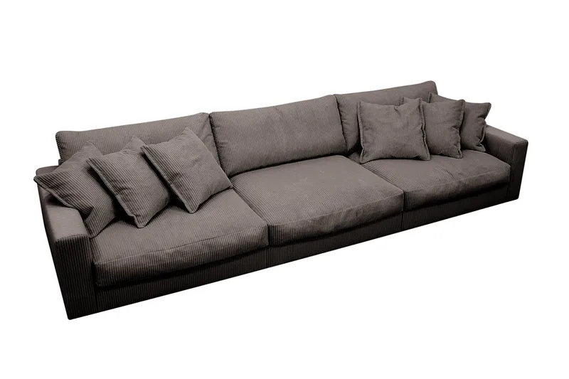 Valencia ekstra dyp 5-seters sofa - Mørkegrå - Møbler - Sofaer