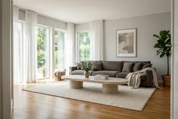 Valencia ekstra dyp 5-seters sofa - Mørkegrå - Møbler - Sofaer