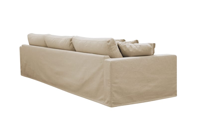Valencia Ekstra dyp 5-seters sofa med avtakbart og vaskbart trekk - Beige - Møbler - Sofaer
