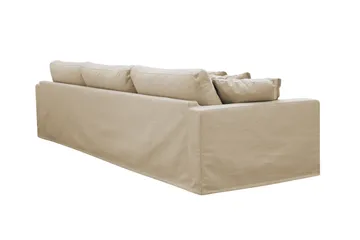 Valencia Ekstra dyp 5-seters sofa med avtakbart og vaskbart trekk - Beige - Møbler - Sofaer